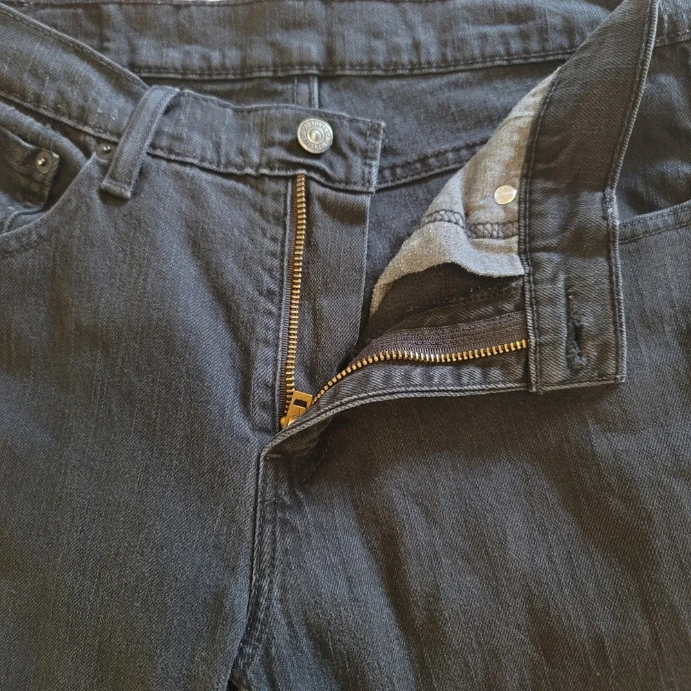 Levi's‎ 511 Slim Fit Jeans Mens 32x34 Dark Gray Charcoal Stretch Denim